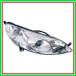 Proiettore Destro H1-H7 Elettrico Con Motore Peugeot 407-(Anno 2004-2007)