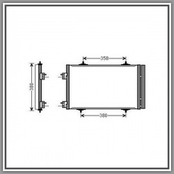 Condensatore Peugeot 407-(Anno 2004-2007)