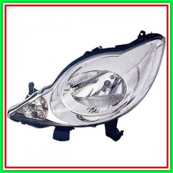 Left Projector H4 Electric With Motor PEUGEOT 107-(Year 2009-2012)