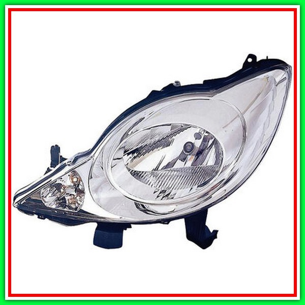 Left Projector H4 Electric With Motor PEUGEOT 107-(Year 2009-2012)