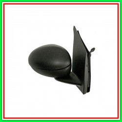 Right Cable-Black-Convex-Chrome Rearviewer PEUGEOT 107-(Year 2009-2012)