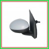 Right Cable Rearview Mirror With Primer-Convex-Chrome PEUGEOT 107-(Year 2009-2012)