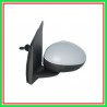 Left Cable Rearview Mirror With Primer-Convex-Chrome PEUGEOT 107-(Year 2009-2012)