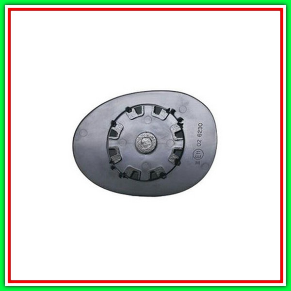 Convessa Chromed Right Mirror Plate PEUGEOT 107-(Year 2009-2012)