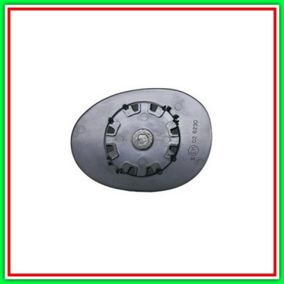 Convessa Chromed Right Mirror Plate PEUGEOT 107-(Year 2009-2012)