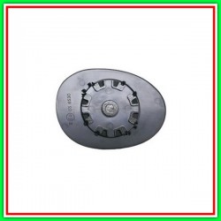 Convessa Chromed Left Mirror Plate PEUGEOT 107-(Year 2009-2012)