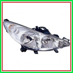 Proiettore Destro H1-H7 Elettrico Con Motore Peugeot 207-(Anno 2006-2009)