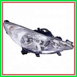 Proiettore Destro H7-H7-H1 Elettrico Con Motore Peugeot 207-(Anno 2006-2009)