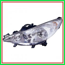 Proiettore Sinistro H7-H7-H1 Elettrico Con Motore Peugeot 207-(Anno 2006-2009)