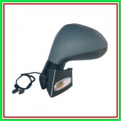 Retrovisore Sinistro Elettrico-Termico Con Primer-Con Fanale Peugeot 207-(Anno 2006-2009)