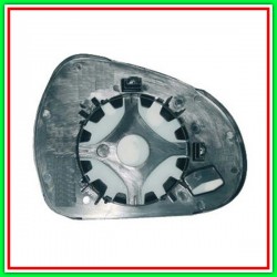 Piastra Specchio Destra Convessa-Termica Cromata Peugeot 207-(Anno 2006-2009)