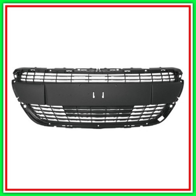 Black Radiator Grille With Chrome Moldings Mod Allure PEUGEOT 208-(Year 2015-2019)
