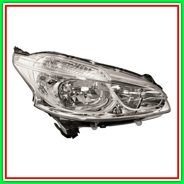 Right Projector H7-H7 Electric Without Electric PEUGEOT 208-(Year 2015-2019)