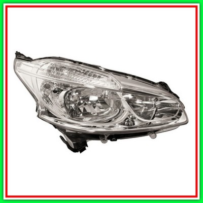 Right Projector H7-H7 Electric Without Electric PEUGEOT 208-(Year 2015-2019)