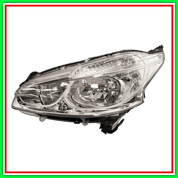 Left Projector H7-H7 Electric Without Electric PEUGEOT 208-(Year 2015-2019)