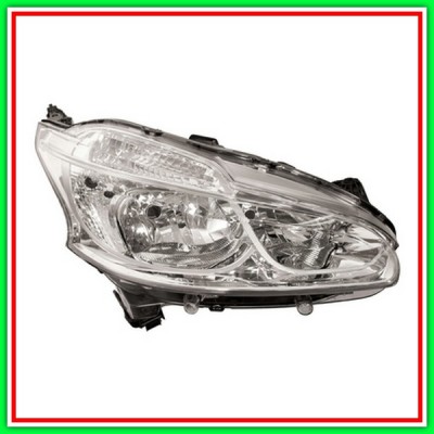 Right Projector H7-H7 Electric With electric PEUGEOT 208-(Year 2015-2019)