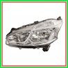 Left Projector H7-H7 Electric With electric PEUGEOT 208-(Year 2015-2019)