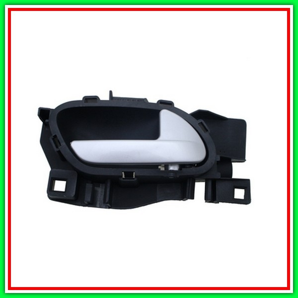 Front-Rear Right-With Silver-Mostrina-Black Lever handle PEUGEOT 208-(Year 2015-2019)