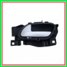 Front-Rear Left-With Silver-Mostrina-Black Lever handle PEUGEOT 208-(Year 2015-2019)