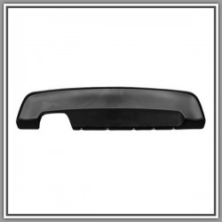 Spoiler Paraurti Posteriore Nero Con Scarico Doppio A Sinistra-Con Tracce Pdc Mod 5 Porte Peugeot 308 (T9)-(Anno 2017 In Poi)