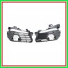 Kit Griglie Paraurti Anteriore-Nera (Destra+Sinistra) Peugeot-308 (T9)-Mod. 09/17-08/21