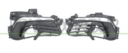 Kit Griglie Paraurti Anteriore-Nera (Destra+Sinistra) Peugeot-308 (T9)-Mod. 09/17-08/21