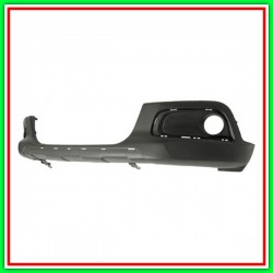 Paraurti Anteriore Inferiore Nero Goffrato Con Sede Fendi Con Fori Cornice-Con Fori Modanatura Centrale Peugeot 2008-(2013-2016)