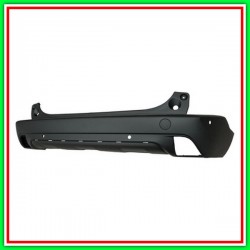 Paraurti Posteriore Nero Goffrato-Con Tappo Coprigancio-Con Fori Pdc-Supporti-Con Fori Modanatura Peugeot 2008-(Anno 2013-2016)