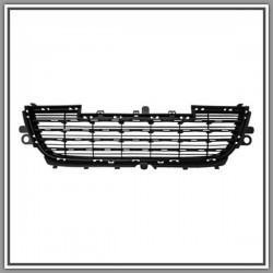 Griglia Centrale Paraurti Anteriore-Nera Peugeot 2008-(Anno 2013-2016)