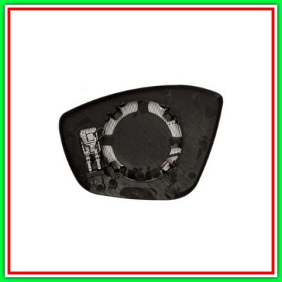Piastra Specchio Destra Convessa-Termica Cromata Peugeot 2008-(Anno 2013-2016)
