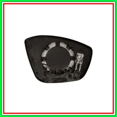 Piastra Specchio Sinistra Convessa-Termica Cromata Peugeot 2008-(Anno 2013-2016)