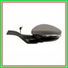 Retrovisore Sinistro Elettrico-Termico Con Primer-Con Fanale-Convesso-Cromato-6H3P-6H4P Peugeot 2008-(Anno 2013-2016)