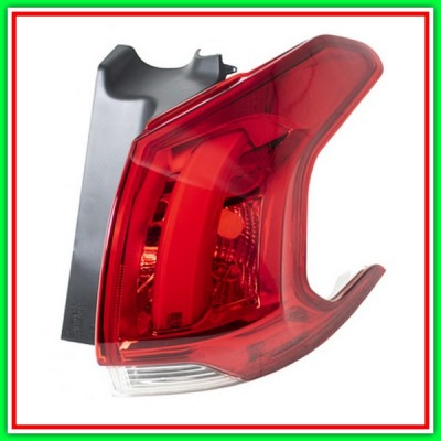 Fanale Posteriore Destro Esterno Senza Porta Lampada-Led Peugeot-2008-Mod. 04/13-03/16