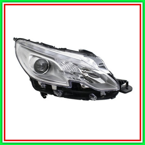 Proiettore Destro H7+H7 Elettrico Senza Motore-Led Peugeot-2008-Mod. 04/13-03/16