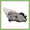 Right Projector H7-H7 Electric With Motor-With Daylight PEUGEOT 3008-(Year 2009-2013)