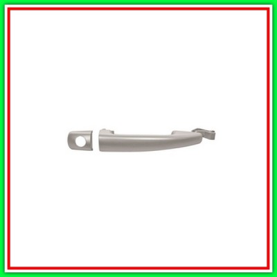Front Front Handle Left Silver-Without Hole NOTTOLINO PEUGEOT 3008-(Year 2009-2013)