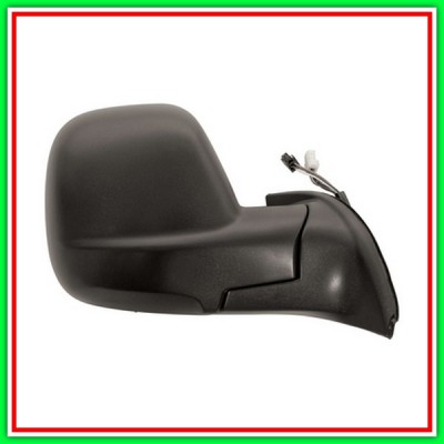 Retrovisore Destro Elettrico-Nero-Termico-Convesso-Cromato Peugeot Partner-(Anno 2012-2015)