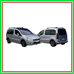 Retrovisore Sinistro Elettrico-Termico Con Primer-Chiudibile-Convesso-Cromato Peugeot Partner-(Anno 2012-2015)