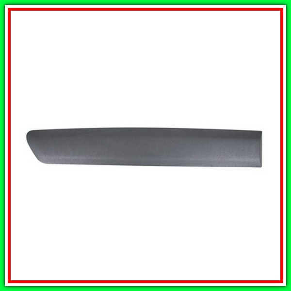 Modanatura Porta Posteriore Destra-Nera Liscia Peugeot-Partner-Mod. 01/12-05/15