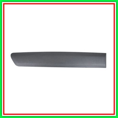 Modanatura Porta Posteriore Destra-Nera Liscia Peugeot-Partner-Mod. 01/12-05/15