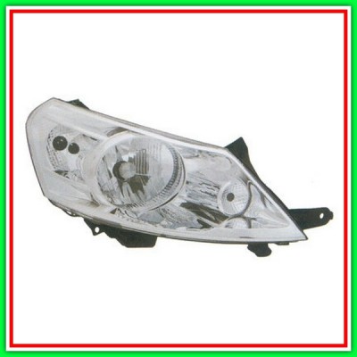 Proiettore Sinistro H4 Elettrico Con Motore Peugeot Expert-(Anno 2007-2016)