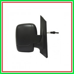 Retrovisore Destro A Cavi-Nero-Convesso-Cromato-Vetro Singolo Peugeot Expert-(Anno 2007-2016)