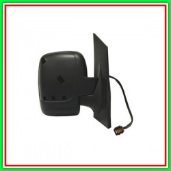Retrovisore Destro Elettrico-Termico-Con Primer-Con Sonda-Convesso-Cromato-Vetro Singolo Peugeot Expert-(Anno 2007-2016)