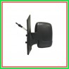 Retrovisore Sinistro A Cavi-Nero-Convesso-Cromato-Vetro Doppio Peugeot Expert-(Anno 2007-2016)