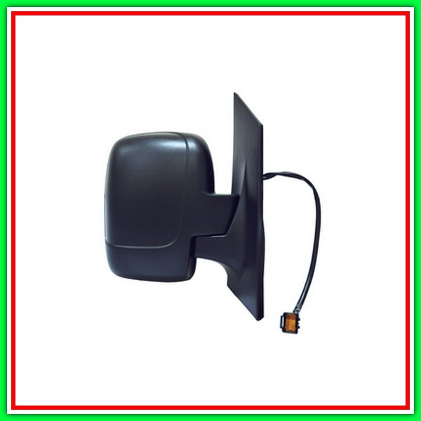 Retrovisore Destro Elettrico-Nero-Termico-Con Sonda-Convesso-Cromato-Vetro Doppio Peugeot Expert-(Anno 2007-2016)