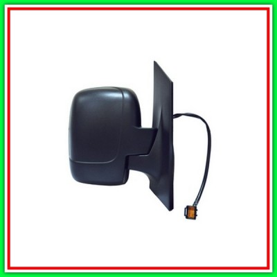 Retrovisore Destro Elettrico-Nero-Termico-Con Sonda-Convesso-Cromato-Vetro Doppio Peugeot Expert-(Anno 2007-2016)