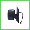 Retrovisore Destro Elettrico-Nero-Termico-Con Sonda-Convesso-Cromato-Vetro Doppio Peugeot Expert-(Anno 2007-2016)