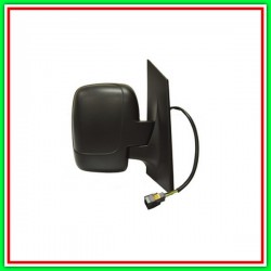 Retrovisore Destro Elettrico-Nero-Termico-Chiudibile-Con Sonda-Vetro Doppio-Convesso-Cromato Peugeot Expert-(Anno 2007-2016)