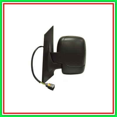 Retrovisore Sinistro Elettrico-Nero-Termico-Chiudibile-Vetro Doppio-Convesso-Cromato Peugeot Expert-(Anno 2007-2016)