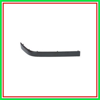 Modanatura Destra Nera Goffrata-Paraurti Anteriore - Mod 09-1993 - 09-1996 Bmw Serie 3-E36-(Anno 1990-1998)